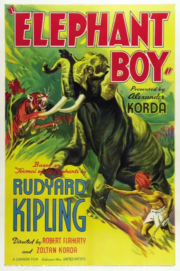 Poster to the movie "Elephant Boy" #1131899