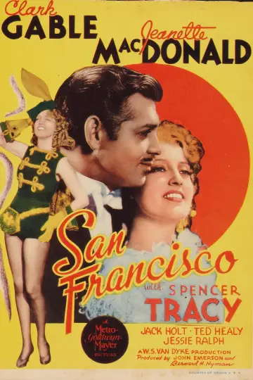 Poster to the movie "San Francisco" #1123369