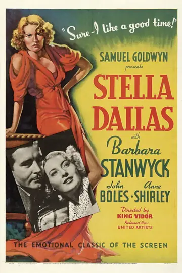Poster to the movie "Stella Dallas" #1130631
