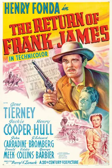 Poster to the movie "The Return of Frank James" #1108690