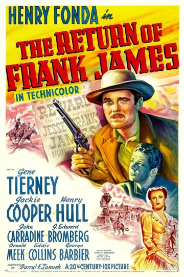 Poster to the movie "The Return of Frank James" #1108695