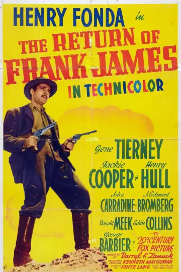 Poster to the movie "The Return of Frank James" #1108696