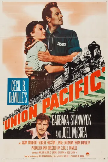 Poster to the movie "Union Pacific" #1110293