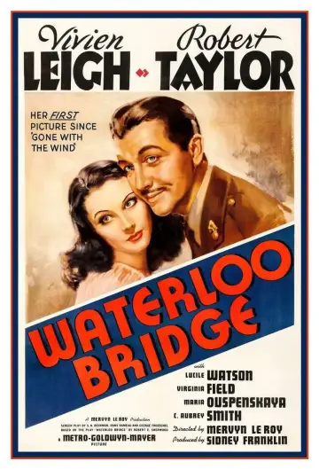 Poster to the movie "Waterloo Bridge" #1013288