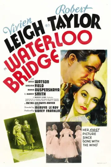 Poster to the movie "Waterloo Bridge" #904689