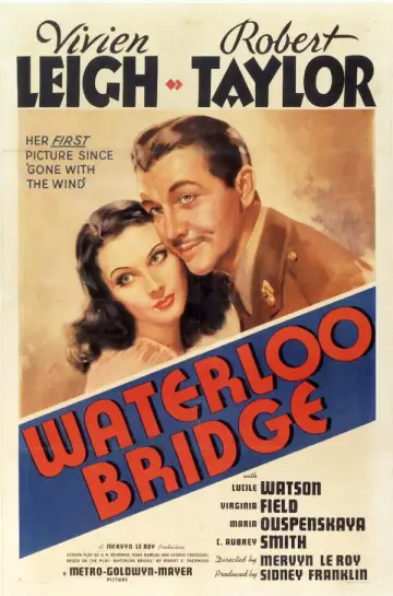 Poster to the movie "Waterloo Bridge" #904691
