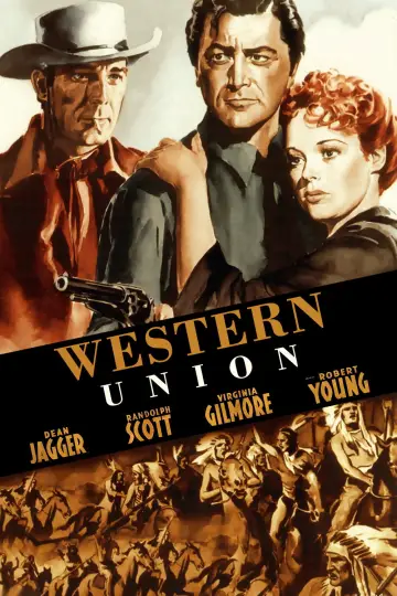 Poster to the movie "Western Union" #1125655