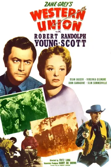 Poster to the movie "Western Union" #1125656