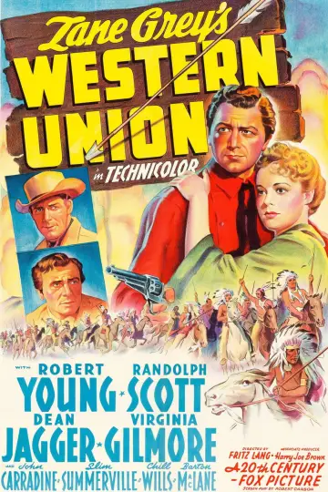 Poster to the movie "Western Union" #1172942