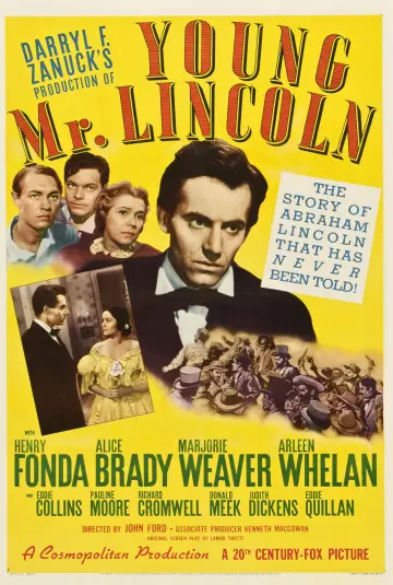 Poster to the movie "Young Mr. Lincoln" #1578064