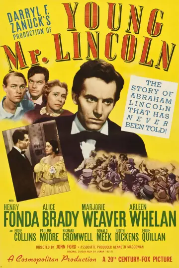 Poster to the movie "Young Mr. Lincoln" #1578068