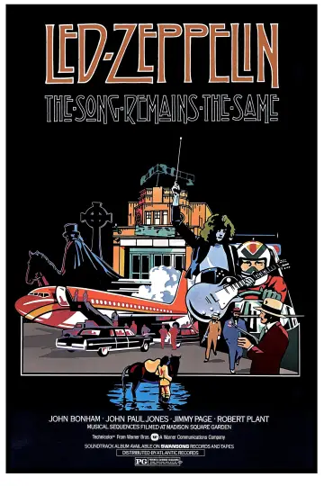 Poster to the movie "Led Zeppelin - The Song Remains the Same" #1018938