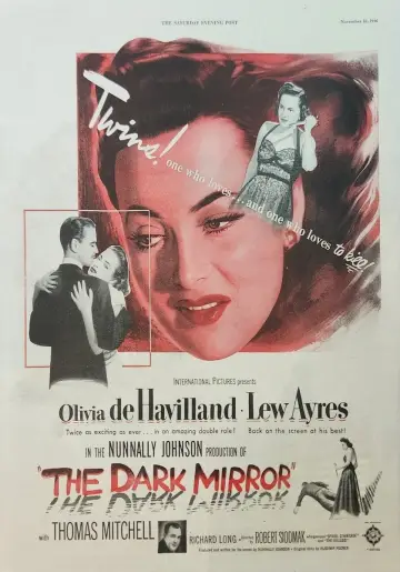Poster to the movie "The Dark Mirror" #1073374