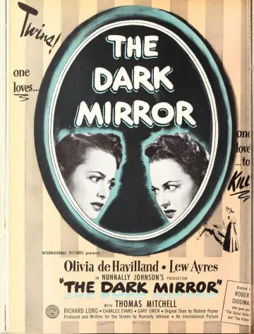 Poster to the movie "The Dark Mirror" #1073376
