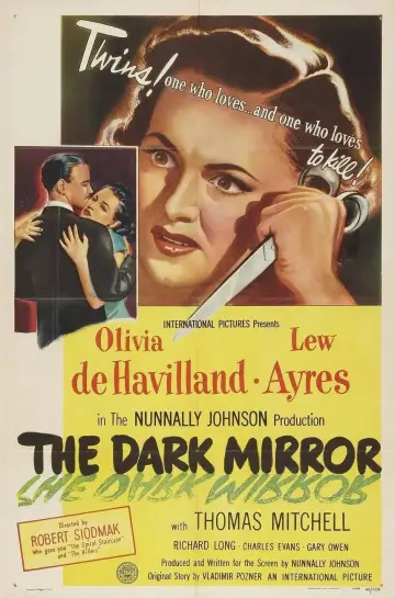 Poster to the movie "The Dark Mirror" #1073377