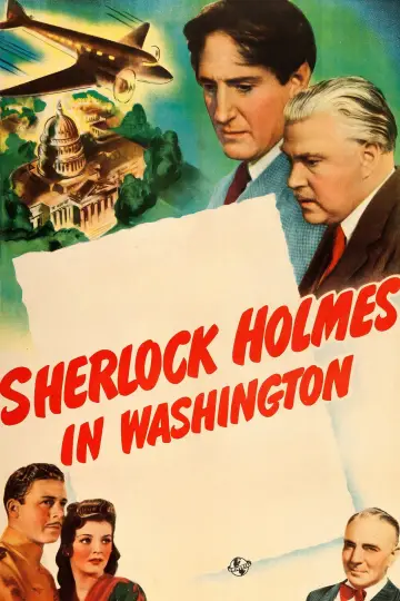Poster to the movie "Sherlock Holmes in Washington" #1054009