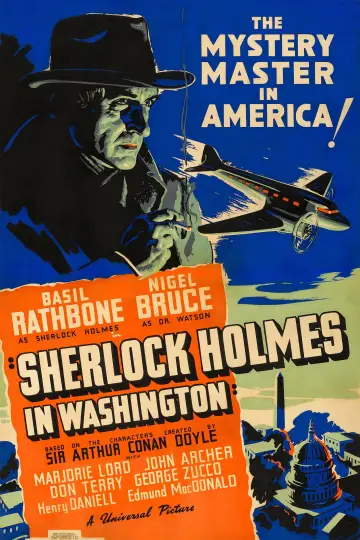 Poster to the movie "Sherlock Holmes in Washington" #1054011