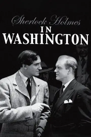 Poster to the movie "Sherlock Holmes in Washington" #1054015