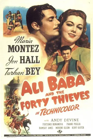 Poster to the movie "Ali Baba and the Forty Thieves" #1640912