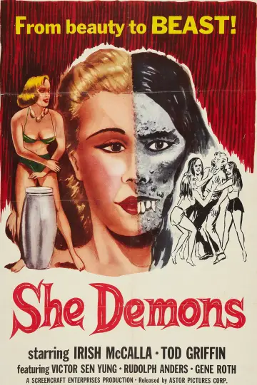 Poster to the movie "She Demons" #1127337