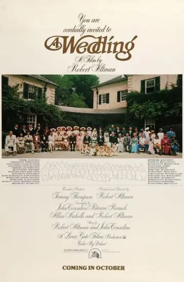 Poster to the movie "A Wedding" #1113336