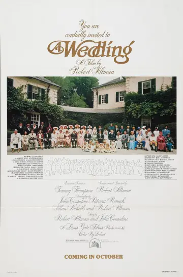 Poster to the movie "A Wedding" #1113340