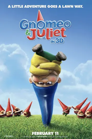 Poster to the movie "Gnomeo & Juliet" #678006