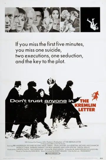 Poster to the movie "The Kremlin Letter" #1590793
