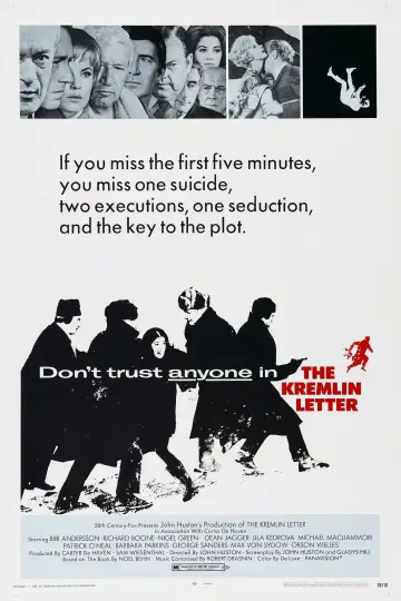 Poster to the movie "The Kremlin Letter" #1590795