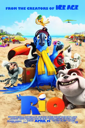 Poster to the movie "Rio" #596289