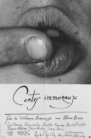 Poster to the movie "Immoral Tales" #968378