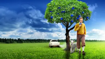 Backdrop to the movie "Tintin and the Blue Oranges" #1109344