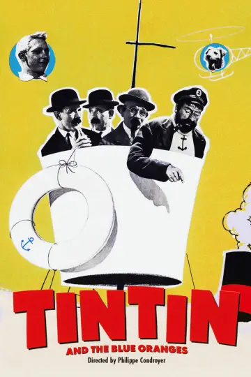 Poster to the movie "Tintin and the Blue Oranges" #1109349