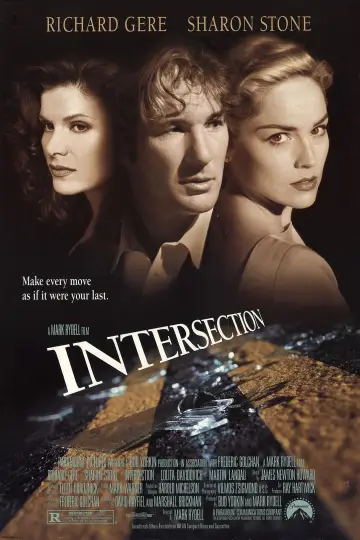 Poster to the movie "Intersection" #1062732