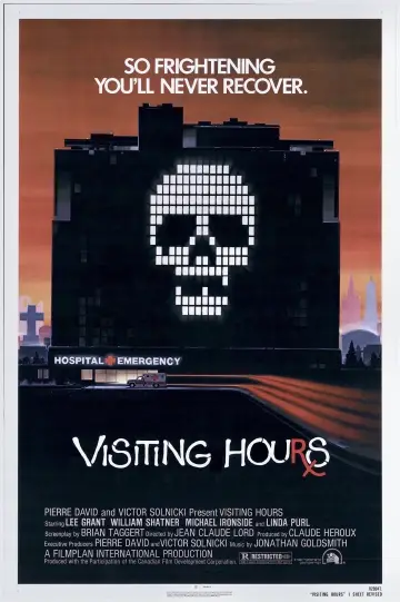 Poster to the movie "Visiting Hours" #971076