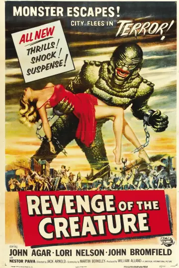 Poster to the movie "Revenge of the Creature" #1025129