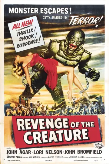 Poster to the movie "Revenge of the Creature" #387082