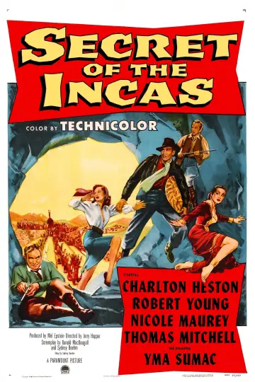 Poster to the movie "Secret of the Incas" #1117381