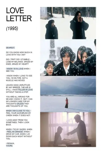 Poster to the movie "Love Letter" #915660