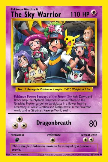 Poster to the movie "Pokémon: Giratina and the Sky Warrior" #110372