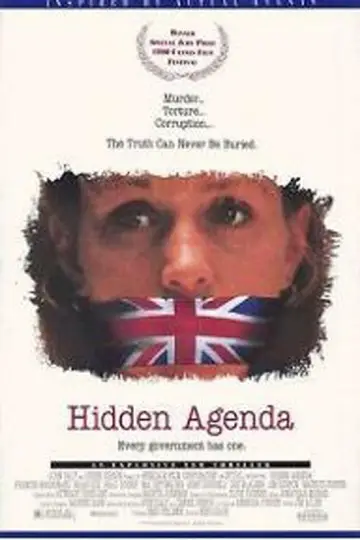 Poster to the movie "Hidden Agenda" #1104564