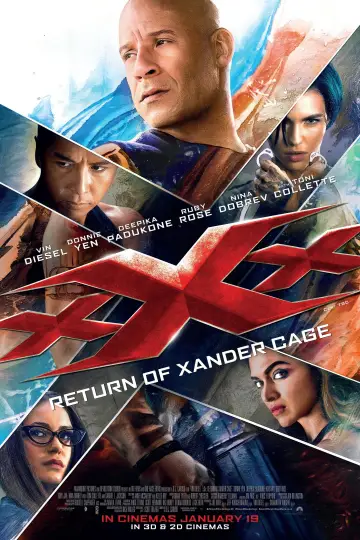 Poster to the movie "xXx: Return of Xander Cage" #661985