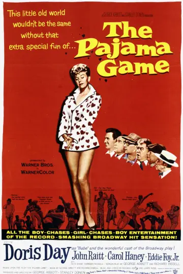 Poster to the movie "The Pajama Game" #1114782