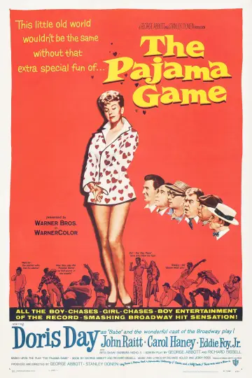 Poster to the movie "The Pajama Game" #1114784