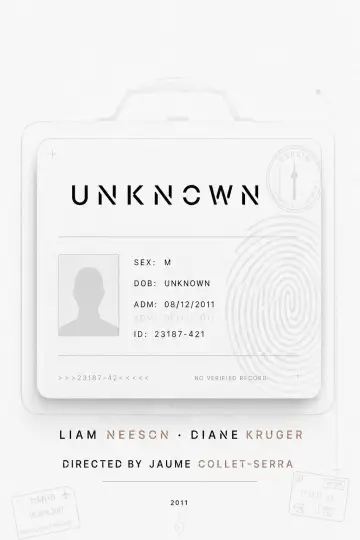 Poster to the movie "Unknown" #844718