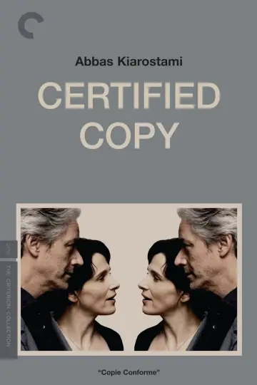Poster to the movie "Certified Copy" #250663