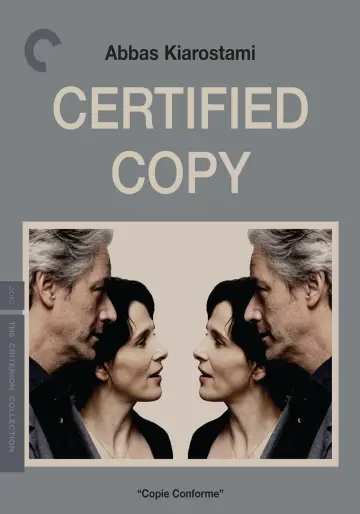 Poster to the movie "Certified Copy" #250667