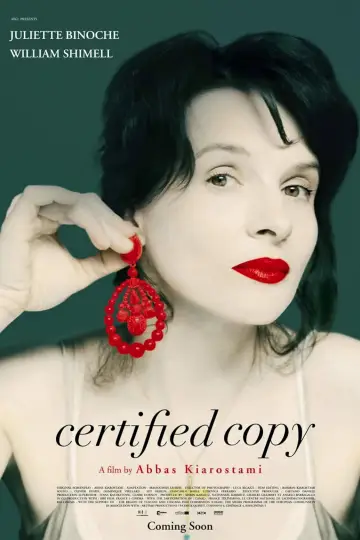 Poster to the movie "Certified Copy" #993091