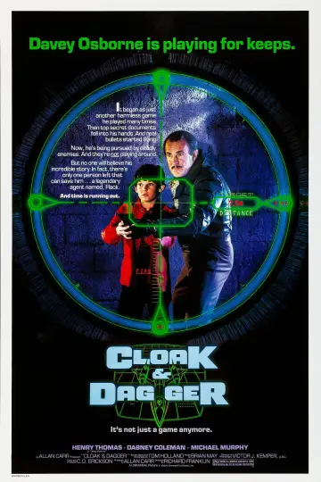 Poster to the movie "Cloak & Dagger" #1080243