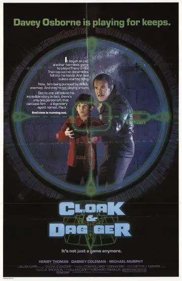 Poster to the movie "Cloak & Dagger" #1080245